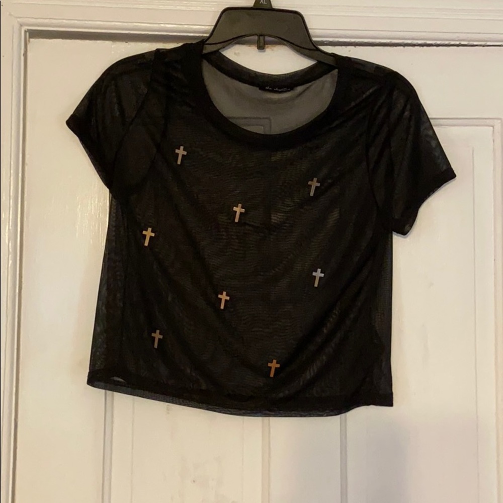 Black Crop Top